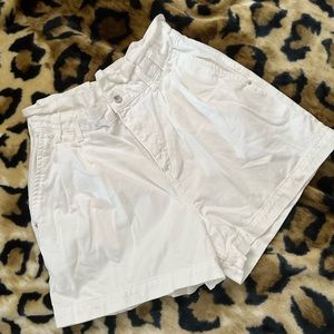Zara white jeans shorts